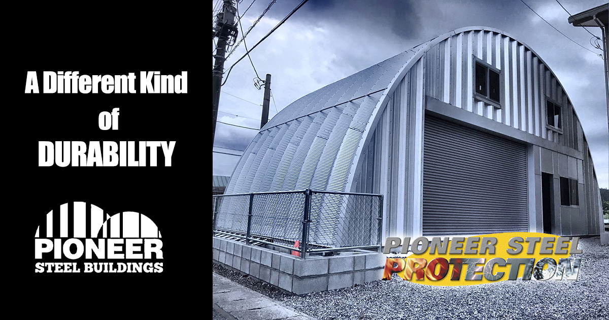 Pioneer Steel Protection Tall Arch Style Building