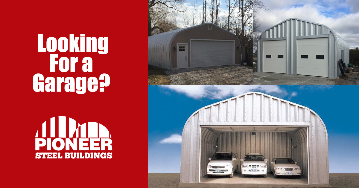 3 Pioneer Steel Garages