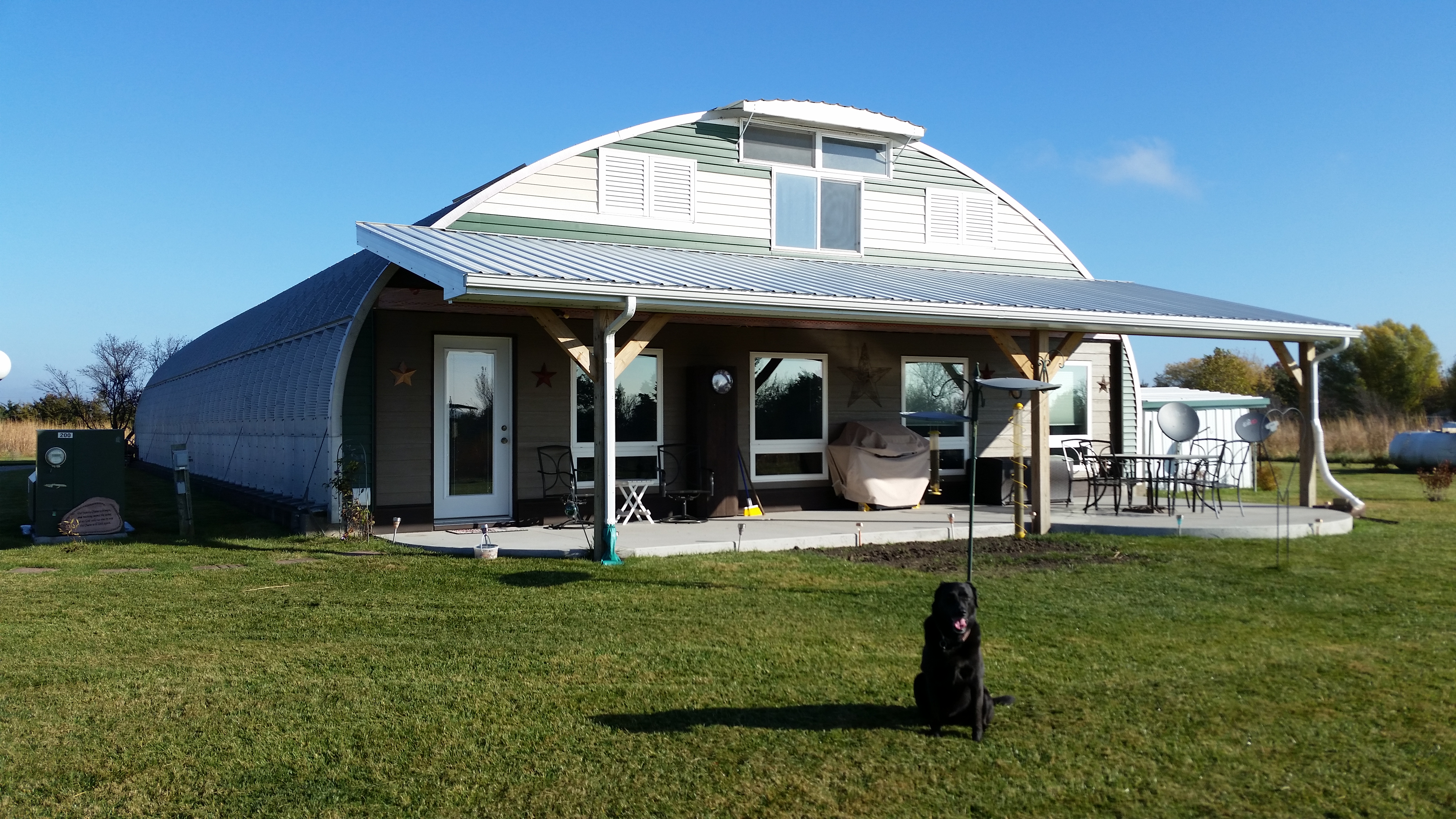 S-Series home front view of porch
