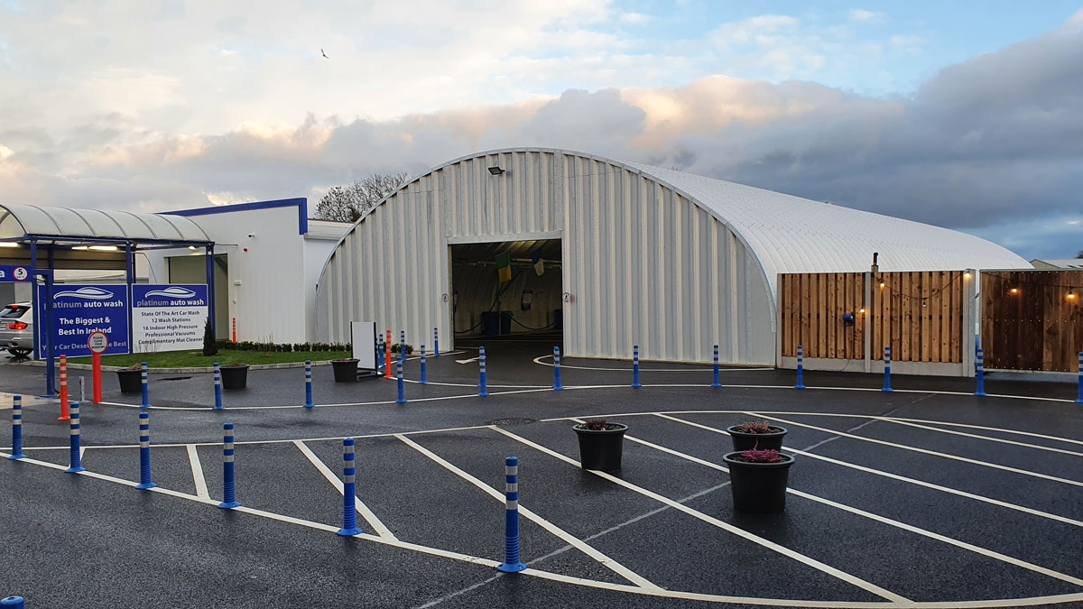 S-Series building car wash exterior