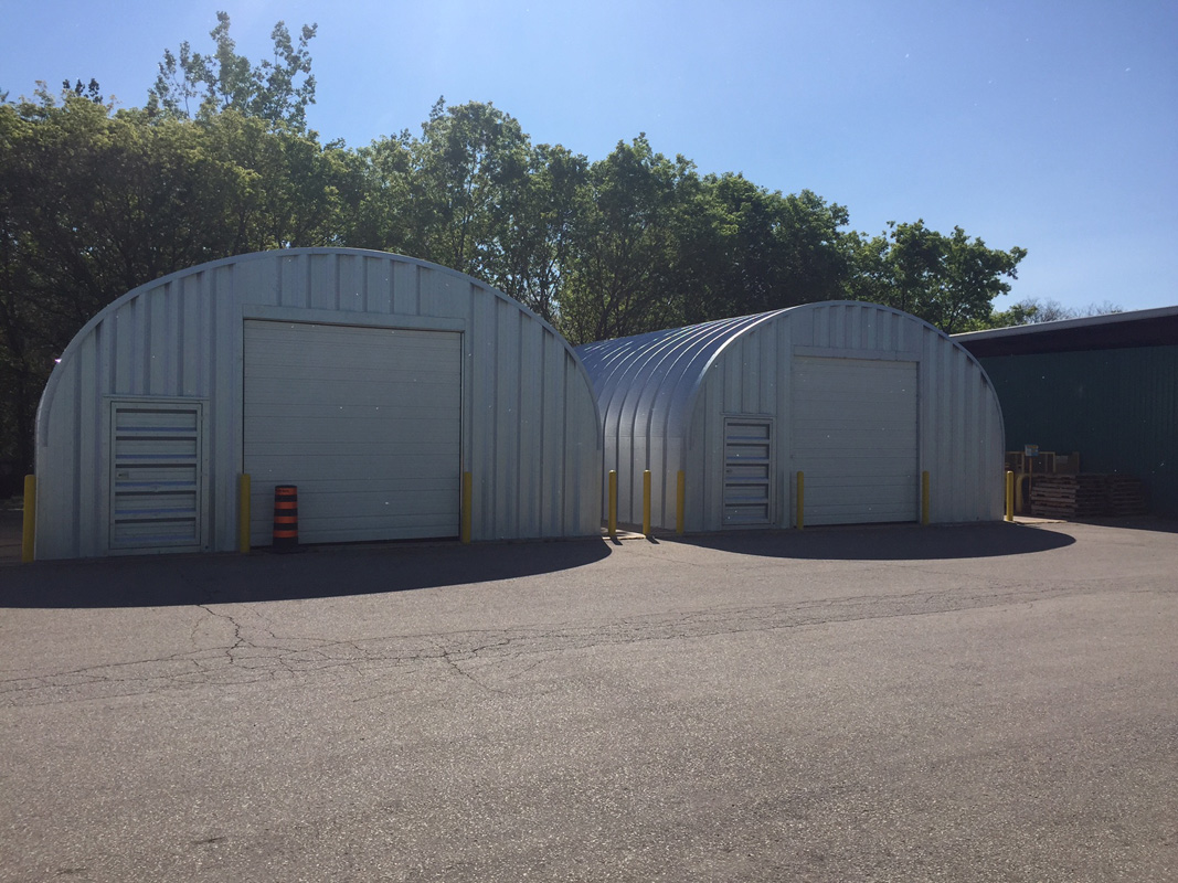 Two S-Series industrial storage buildings