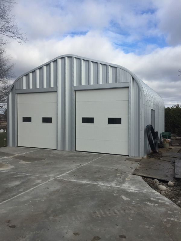 Econospan two car garage for large vehicles