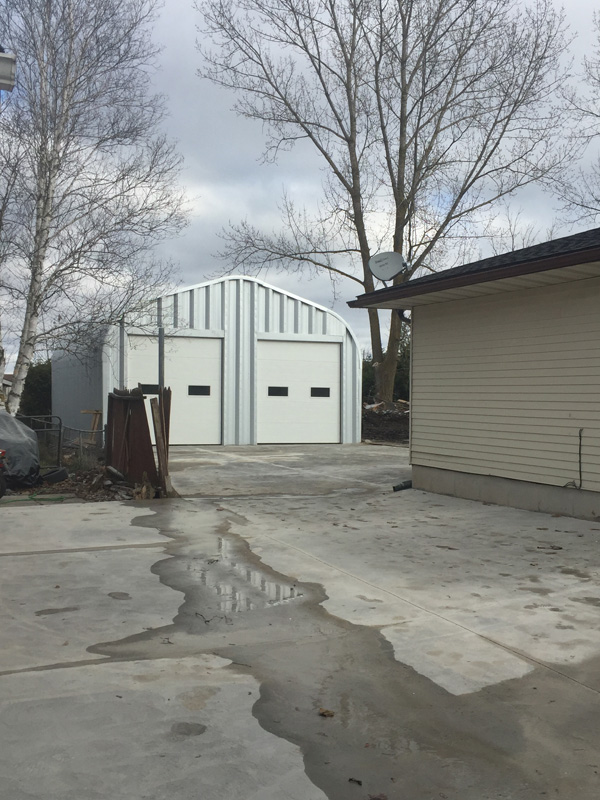 Econospan two car garage