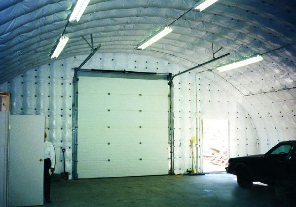 Insulated interior S-Series garage