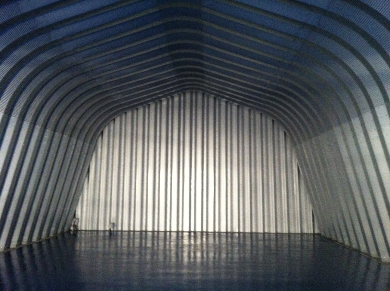 Alpine recreational storage building interior